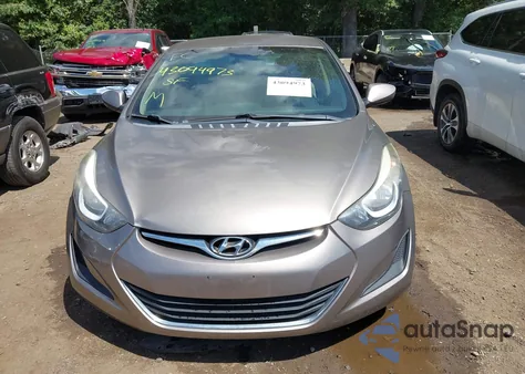 2015 Hyundai Elantra Se из США, поврежденный, VIN 5NPDH4AE0FH574847